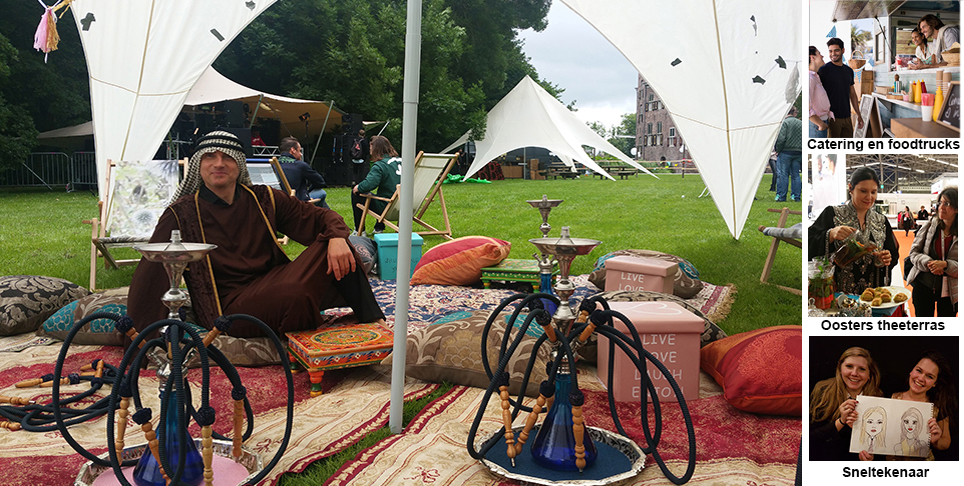 Mooie professionele shisha lounge